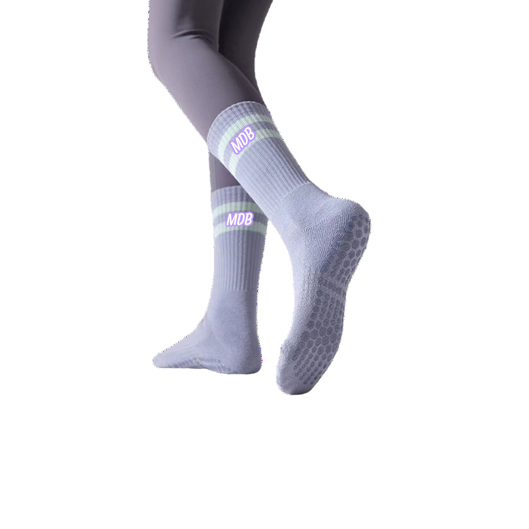 Embroidered MDB Non Slip Socks