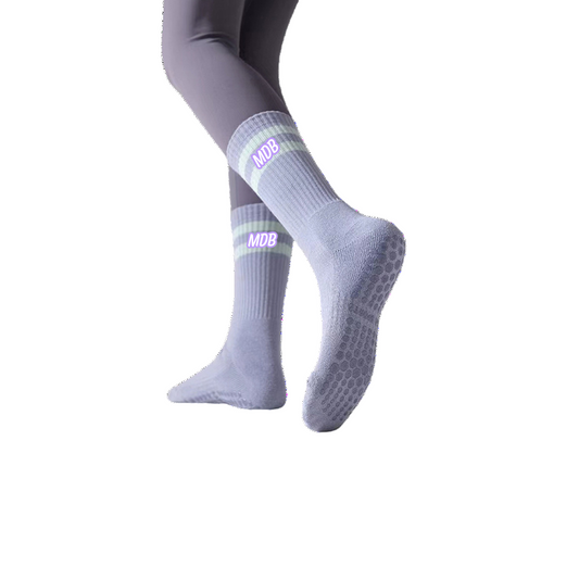 Embroidered MDB Non Slip Socks
